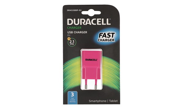 Ładowarka Duracell 2,1A USB do telefonów/tabletów