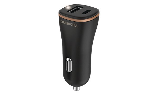 Ładowarka samochodowa Duracell USB-A + USB-C
