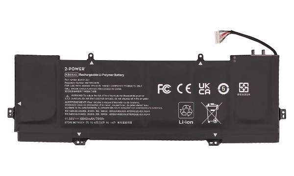 Spectre X360 15-BL100NC Bateria (6 Komory)