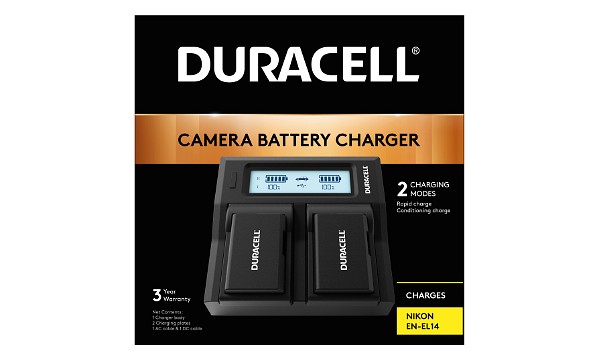 D3500 Nikon EN-EL14 Dual Battery Charger
